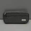 WEMATE Pencil Case, Large Storage Organizer for Stationery, Back - to - School Essential, Teacher Must - have, Big Pencil Pouch, Marker Case School Supplies for College & High School (Grey)