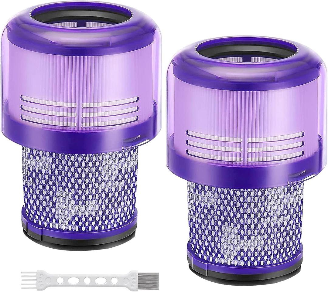 for Dyson V11 Torque Drive Cordless Vacuum Cleaner Replacement Filters Parts, Compatible with Dyson V11 SV14 Animal and V15 Detect Cordless Vacuum Models Filter, Part No.970013-02, 2 Pack