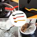 Stove Cover For GE General 30 Inch Gas Range Model JGBS66REKSS JGBS66DEKWW JGBS66DEKBB JGBS66EEKES JGBS66FEKDS, Upgraded 0.5MM Thickness Reusable Burner Guard For For GE Gas Stove Top Protector
