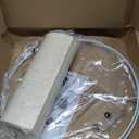 Lamp Shade for Table Lamps, Drum Lampshade for Floor Lamps, 13" Top X 13" Bottom X 10" High Large Lamp Shade, Beige Modern Fabric Lampshade, Easy Assembly Replacement Lamp Shade Spider Fitter