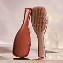 Tangle Teezer Chrome Ultimate Detangler Brush for Wet & Dry Hair, Eliminates Knots & Reduces Breakage for Straight to Curly Hair Types, Chocolate Bronze