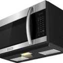 Empava Over the Range Microwave Oven with Screen Touch Control, 1000 Watts, 300 CFM Venting and Sensor Cooking in Stainless Steel, EMPV-30OTR01, Silver