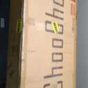 ChooChoo Computer Desk Study for Home Office, Modern Simple 40 Inches White Desk with Drawers, Makeup Vanity Console Table