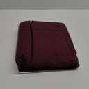 LANE LINEN 100% Organic Cotton Eco Friendly Full Size Bed Sheets, Mercerized Fully Elasticized Cotton Sheets Full, Percale Weave Soft & Comfy Comes in Variety of Colors- Windsor Wine