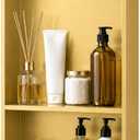 SaniteModar Stainless Steel Shower Niche 12" x 24" Brushed Gold 1/3Split | No Tile Needed, Recessed Bathroom Niche 2-Tier, Waterproof, Space-saving, Easy Setup, Built-in Storage for Bathroom, Kitchen