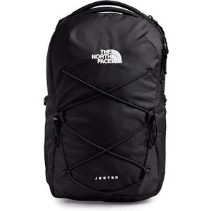 THE NORTH FACE Women's Jester Luxe Everyday Laptop Backpack, TNF Black/Burnt Coral Metallic, One Size