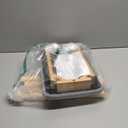 IBUYKE Saddle Cushion Vanity Stool Chair, Foot Rest Stool with Solid Wood Legs, Modern Vanity Bench Ottoman for Piano, Upholstered Seat for Bedroom, Entryway, Wooden Legs&Light Gray WBD007NG