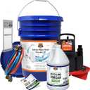 Chromex Tankless Water Heater Flush Kit with Concentrated Vinegar, Dilutes to 4 Gallons and 1/6HP Extra Strength Pump