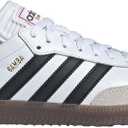 adidas Unisex-Adult Samba Indoor Sneaker (9 Women/8 Men, White/Black/Vivid Red)