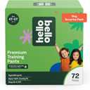 Hello Bello Premium Training Pants 4T-5T, All About Feelings Design, 18ct Jumbo Pack, (4 packs/box)