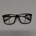 MARE AZZURO Oversized Square Reading Glasses Men Large Readers Big Face(Black, +3.00)