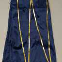 WACOMECO Soft Throw Pillow Covers - Pack of 2 Velvet Decorative Cushion Covers Cases for Sofa Bedroom Livingroom Car, 18" x 18", Navy Blue and Gold