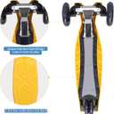 3 Wheel Scooter for Kids Ages 6-12,Kids Scooter with Light Up Wheels, Sturdy Deck Design, and 4 Height Adjustable Suitable for Kid Ages 3-12