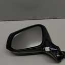 Left Driver Side Mirror Fits 2019-2025 Toyota Rav4 with Power Heated Turn Signal and Blind Spot Match Midnight Black Metallic Replace 879400R271(8 Pins)