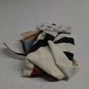 Yookeb Extra Long Abstract Neutral Bathroom Shower Curtain 71W by 96H Inch Geometric Black Painting Minimalist Modern Tan Striped Polyester Fabric 12 Plastic Hooks Waterproof Decor