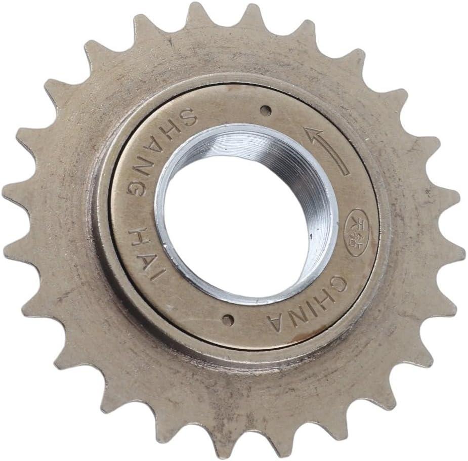 24T Steel Single Speed Freewheel - 10cm Diameter Threaded Rear Sprocket for Smooth Cycling, Replacement Part for Fixie & Single Speed Bikes, 3.94inch