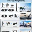 Four Suction Cup Car Mount Kit for Insta360 Car Mount Adjustable Double-Layer Suction Cup for Go pro Action Camera Mounts for insta360 X5 Accessories