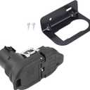 Kefly Trailer Plug Connector (7 Pin & 4 Pin), 7 Way Blade & 4 Way Flat Towing Socket Fit for Pickup RV Turck SUV Camper Hitch Wiring Harness