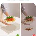 Leetaltree Beige Placemats Set of 6 - Heat Resistant Non-Slip Place mats for Dining Table, Washable Durable PVC Vinyl Woven Table Mats(Beige, 6)