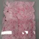 100PCS Premade Mini Bows DIY Satin Fabric Ribbon Twist Tie Bows for Cake Treat Bags Gift Wrapping Decor (Pink)