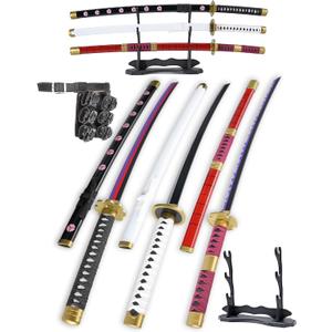 Cold Blade Katana Sword - 41 inches Katana Replica with Holster Belt and Display Stand - Sword with Authentic Design