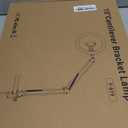 Overhead Phone Mount with Ring Light Phone Holder,10" LED Ring Light for Desk with Stand and Remote for iPhone,Phone Tripod with Light for Video Recording TikTok Live Stream Cooking Kitchen Vlogging