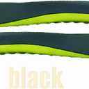 2 x Shock Absorption and Cushioning Sports Shoe Insoles,Comfortable Sports Shoe Inserts for Men Women Kids,Relieve Foot Pain (Black, Women US 9.5-10 Men 8.5-9)