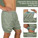 2Pack Adult Diaper Cover for Incontinence,Unisex Leak-Protection Pants Over Diapers Waterproof,Washable Adult Incontinence Briefs,Reusable Underwear for Men Women Supplies, L