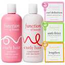 Function of Beauty Curly Hair Set with Shampoo, Conditioner & AddIn Booster Treatment  Curl Definition, AntiFrizz & Lengthen Booster Shot to Enhance Shampoo, Conditioners & Hair Care Products
