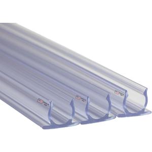 Novelty Lights 10 Pcs 1/2 Inch Rope Light Track Channel, Made in USA 3 Feet Long, UV Protected PVC Plastic Clear Mounting Rope Light Channel for Indoor Outdoor