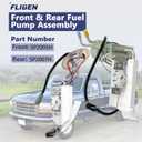 Front & Rear Fuel Pump Assembly Compatible with Ford F-150 F-250 F-350 1992 1993 1994 1995 1996 1997 SP2005H SP2007H