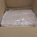 GarveeHome Scalloped Washable Rug 8x10 Rugs for Living Room Modern Bedroom Rug Large Area Rug Non Slip Throw Rugs Soft Low Pile Stain Resistant Carpet for Nursery Classroom Dining Room 8'x10' Brown