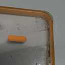 ORNARTO Air Case for iPhone 17 Pro Max Clear | Military-Grade Drop Protection | Camera Control Button | Compatible with MagSafe | Built-in Air Phone Cover - Orange