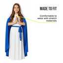 Morph Virgin Mary Costume for Kids, Mary Costume for Girls, Nativity Costumes for Kids, Christmas Costumes for Girls (Medium)