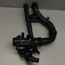 MITZONE Engine Coolant Thermostat compatible with 2015-2022 Mercedes Benz C180 C200 C350E E300 GLC250 300 350E SLC180 200 300 SLK 300 Replace A2742000115 2742003100