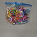150PCS Loose Leaf Binder Rings, Plastic Colorful Book Rings for Index Cards, 10 Colors 3 Sizes (0.59/0.78/1 Inch) Key Paper Ring for School/Office/Home DIY