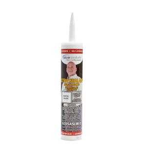 Dicor 610SASLW-1 Self-Leveling Ultra Sealant System - 10.1 Oz, White, High Performance, Non-Yellowing, Fast Curing, Durable, Highly Compatible, UV Stabilized