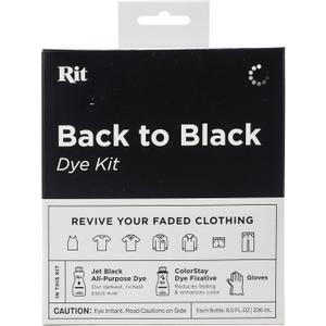 Rit Back to Black Dye Kit, 5.88 x 5 x 2.38 Rit Back to Black Dye Kit, 5.88 x 5 x 2.38