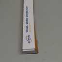 ZhiYo Cord Cover Wall Kit, 94.5in Cord Hider Wall Mounted TV, Self-Adhesive Wire Covers for Cords, Paintable Wire Hiders Cable Raceway Kit, Cable Concealer, 6 x L15.7in W0.98 H0.5in, Black