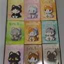 QISHOUTING 9 Packs Mini Cats Building Blocks, 9 Styles Small Cute Cat Building Set,Miniature Cat Figurine Toys for Adults Women,Birthday Party Favors Stocking Stuffers