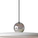 40cm Modern LED Pendant Light, 36W Dimmable Ceiling Hanging Lamp, 3000K/4500K/6000K, Height Adjustable, Metal Round Chandelier for Dining Room, Living Room, Bedroom (Silver + White)