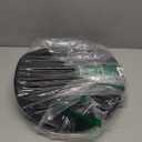 Round Placemats Set of 6, Cotton Rope Woven Table Mats, Hot Pads for Kitchen, Non Slip Heat Resistant Place Mats, 13 Inches Braided Placemat for Farmhouse Decor and Kitchen Table Decor (Black)