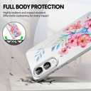 CameCosy Compatible for Samsung Galaxy S25 Edge Case, Pretty Wild Flowers Pattern Slim TPU Shockproof Transparent Protective Case Cover for Samsung Galaxy S25 Edge 6.6inch