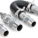 626-001 Upgrade Aluminum Engine Heater Core Bypass Kit with 5/8" 3/4" Hose Compatible with Most Common Heater Hoses