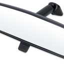 Interior Rear View Mirror Assembly Compatible With 2004-2020 Ford F150,2002-2023 Explorer,2006-2020 Fusion,2016-2023 Transit,2007-2024 Edge,2011-2019 Fiesta,Lincoln Mercury Replace#6U5Z-17700-C