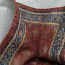 Hazo Haus Oriental 8x10 Large Area Rugs for Living Room - Burgundy Rug for Bedroom Under Bed, Dining Room Under Kitchen Table, Washable Soft Non Slip Unique Indoor Dcor