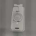 for iPhone 15 Pro Max Case 6.7-Inch with Magnetic 360 Ring Stand Compatible with MagSafe Crystal Clear Shockproof Protective Phone Cover 6.7" 2023, Clear