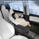 TOPABYTE Car Seat Cover Full Set for Tesla Model Y Juniper 2020-2026 Seat Cushion Cover Interior Seat Protector for Model Y Launch Series Accessories, White