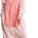 Unpifolov Pig Pajamas Unisex Animal Jumpsuit Adult Home Wear Sleepwear Cosplay Costumes (Pink, XL)
