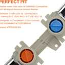 W10906602 Washer/Dryer water inlet valve Compatible with Whirlpool Kenmore Amana Washer Replace W10869511 W11176412 4460930 AP6036153 PS11769643 EAP11769643